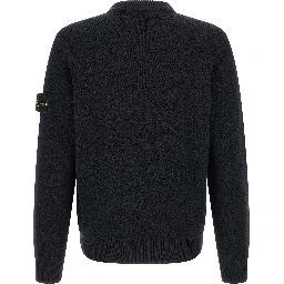 Blue Virgin Wool Cardigan