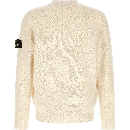 White Virgin Wool Cardigan
