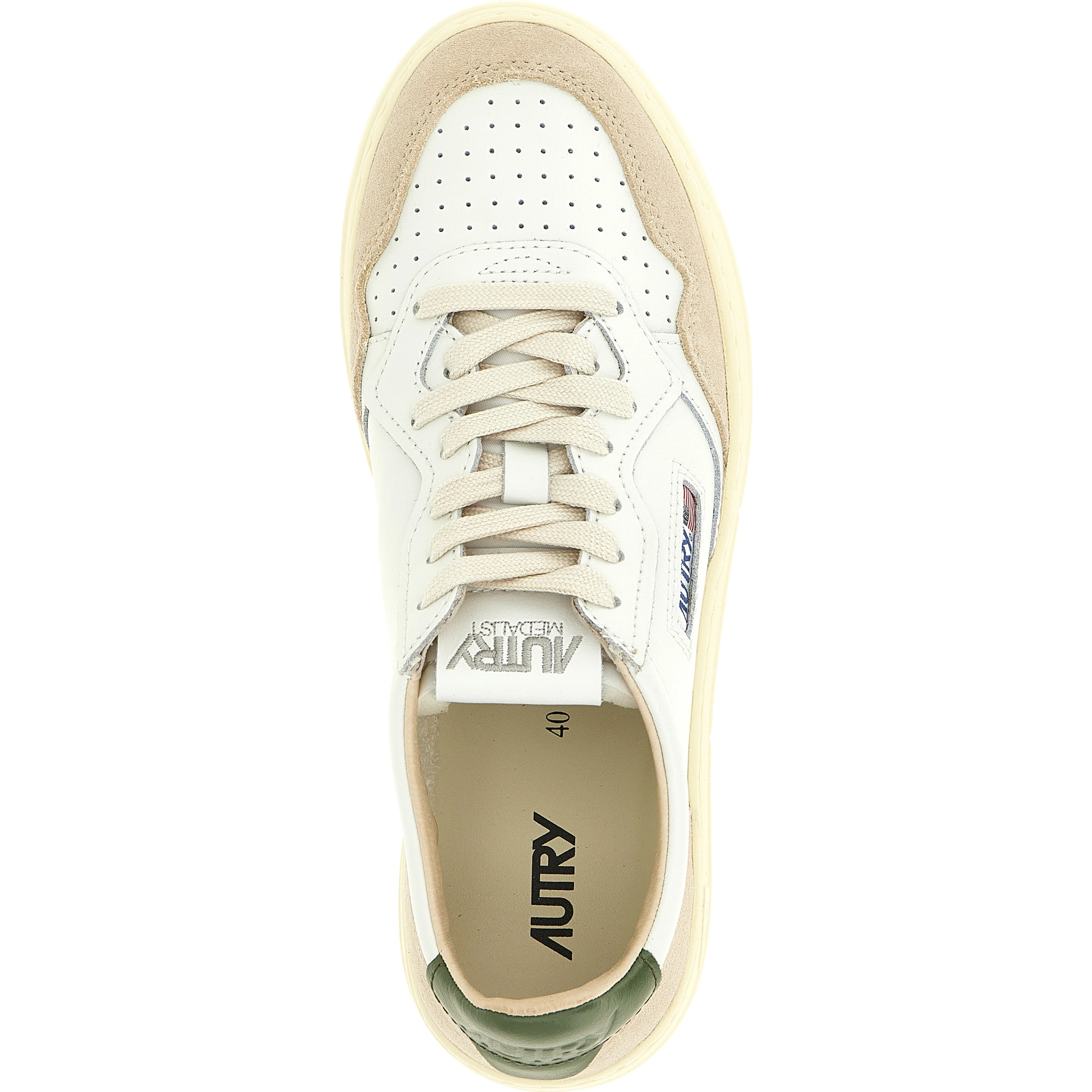 Multicolor Cowhide Low Top Sneakers