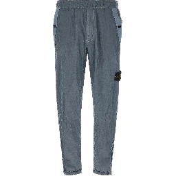 Gray Polyamide Joggers (Workout Pants)