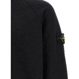 Black Cotton Sweatshirt