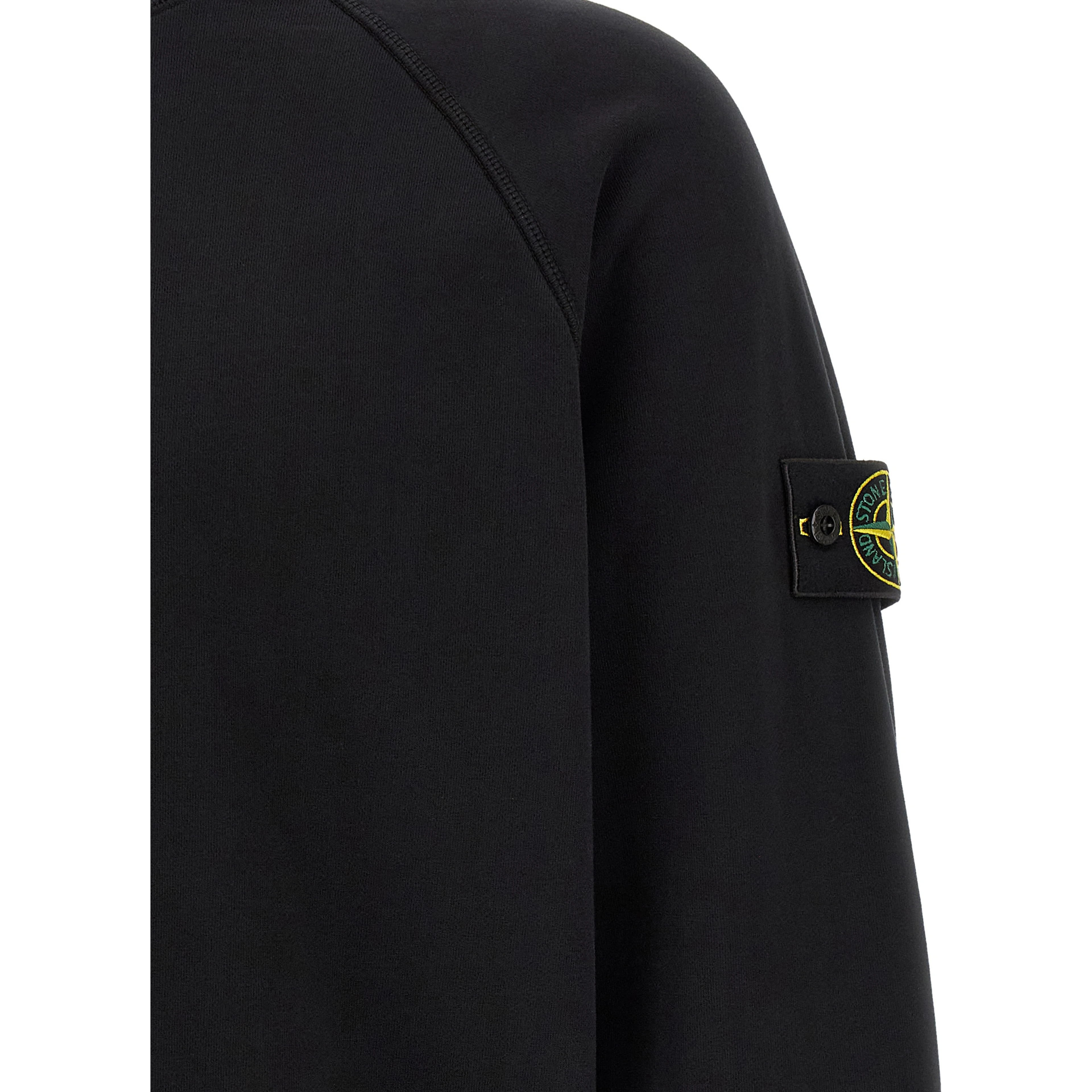 Black Cotton Sweatshirt