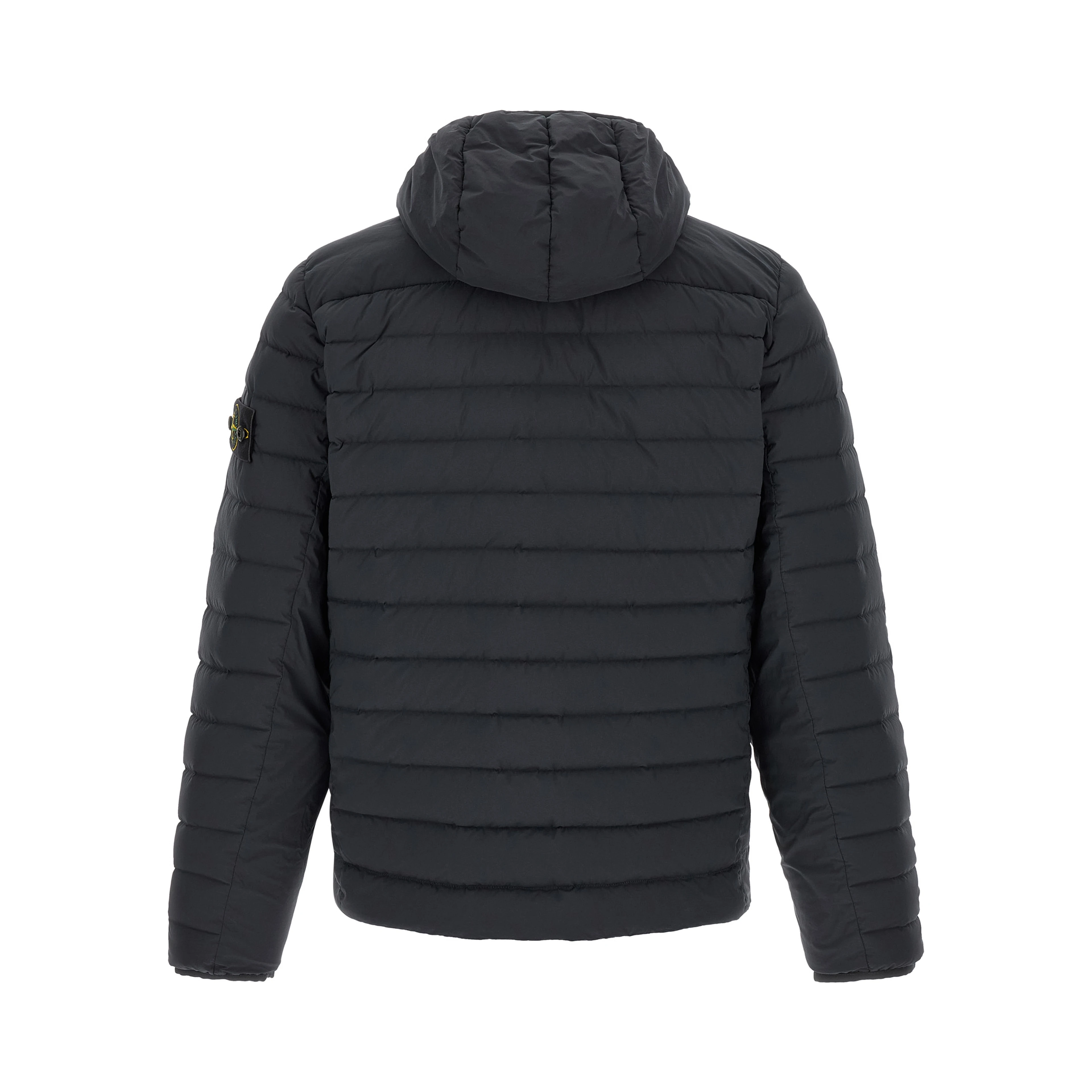 Blue Polyamide Full-Length Jacket