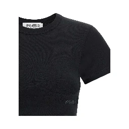 Black Cotton T-Shirt