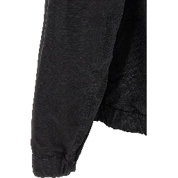 Black Cotton Shell Jacket