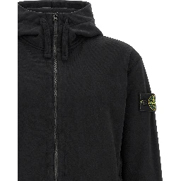 Black Cotton Sweatshirt