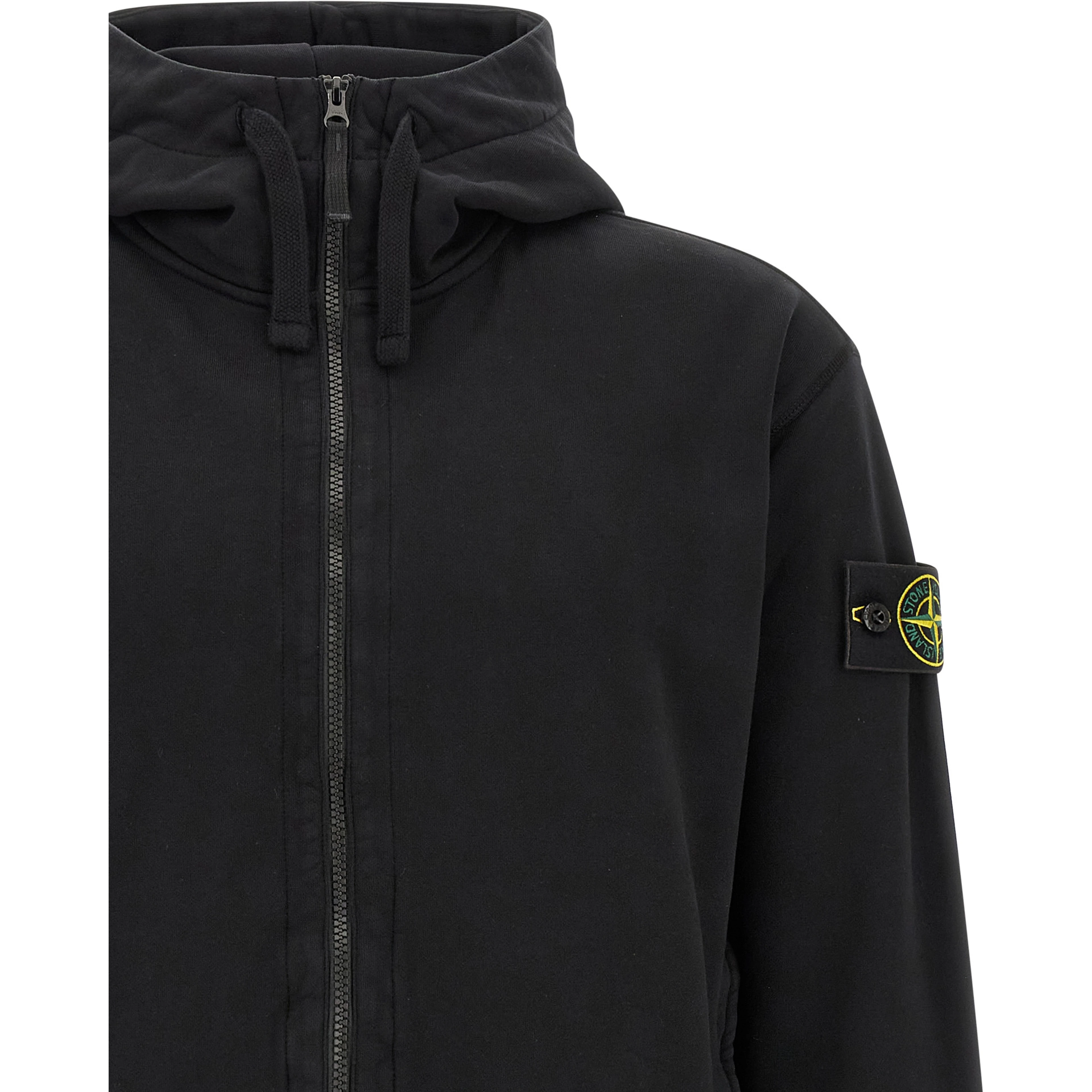 Black Cotton Sweatshirt