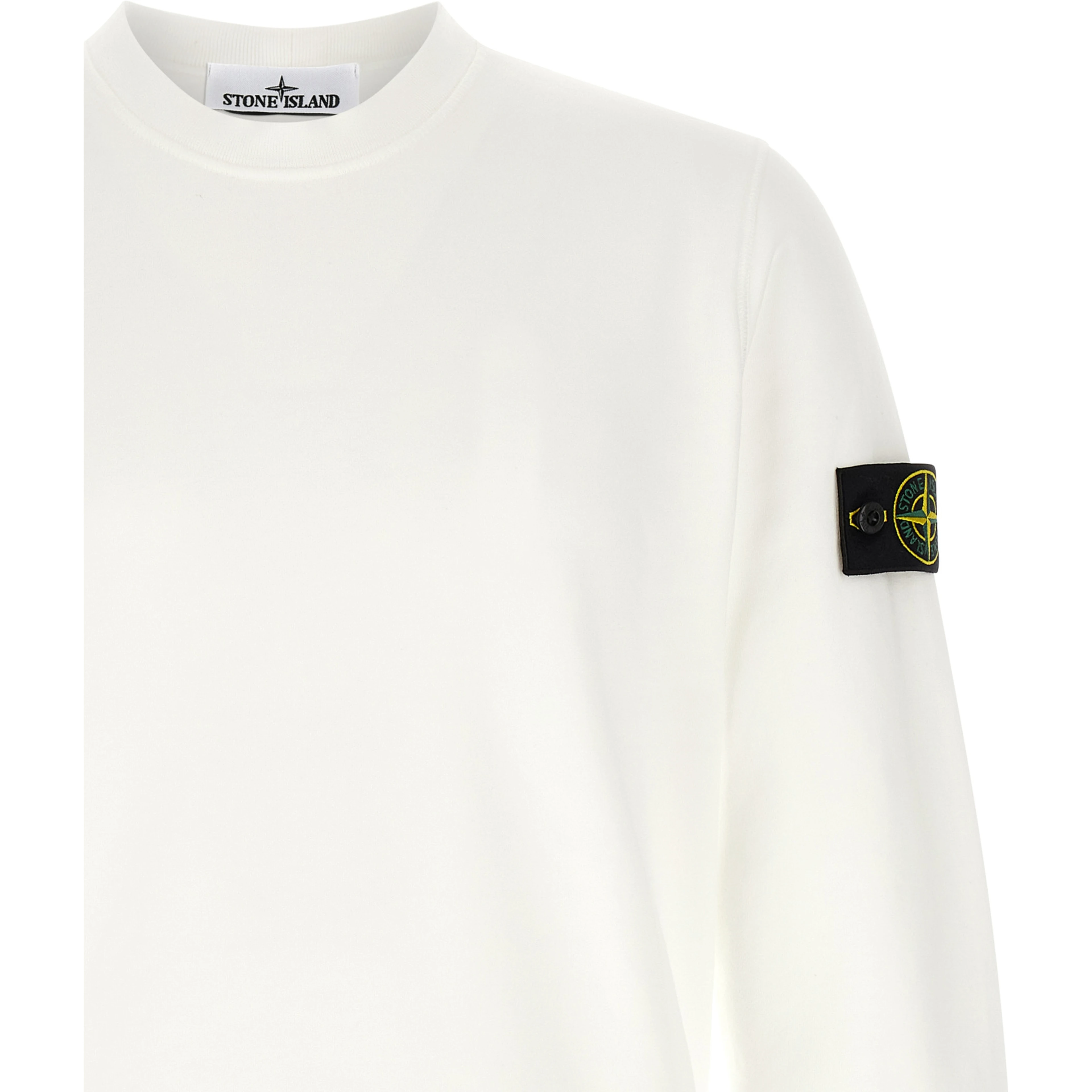 White Cotton Sweatshirt