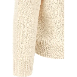 White Virgin Wool Cardigan