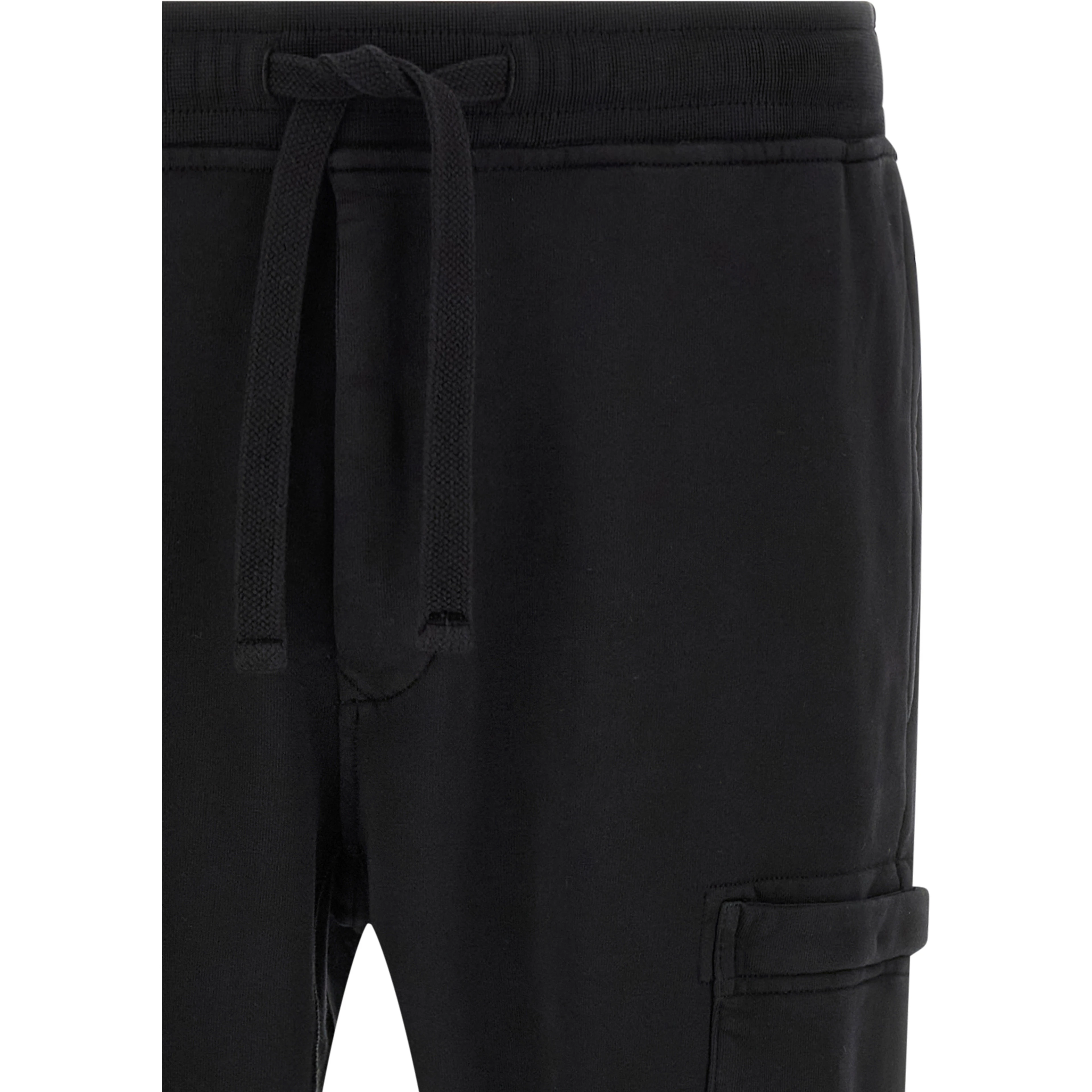Black Cotton Joggers (Workout Pants)