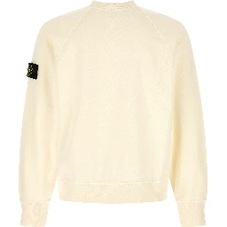 White Cotton Sweatshirt