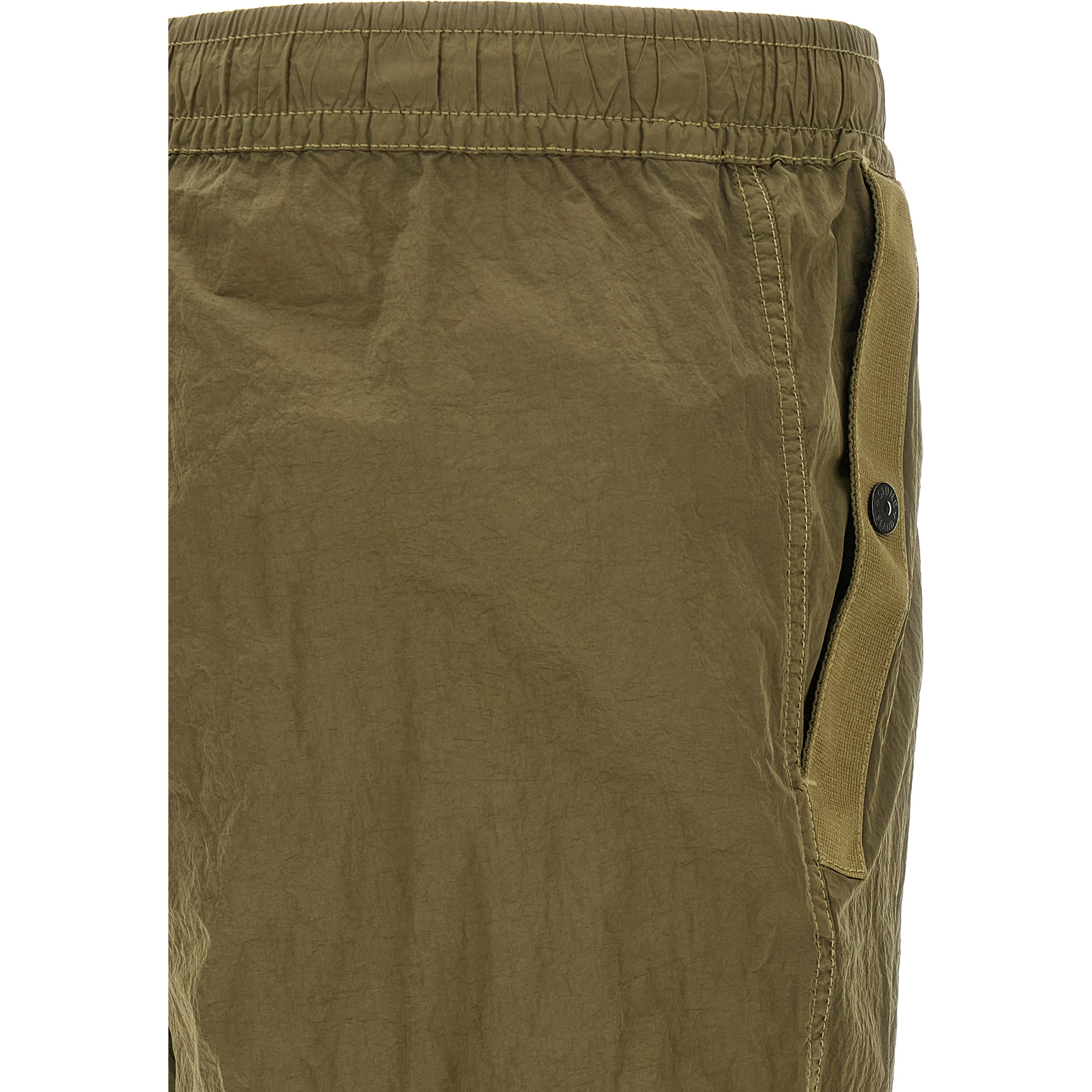 Bicolor Polyamide Athletic Pants