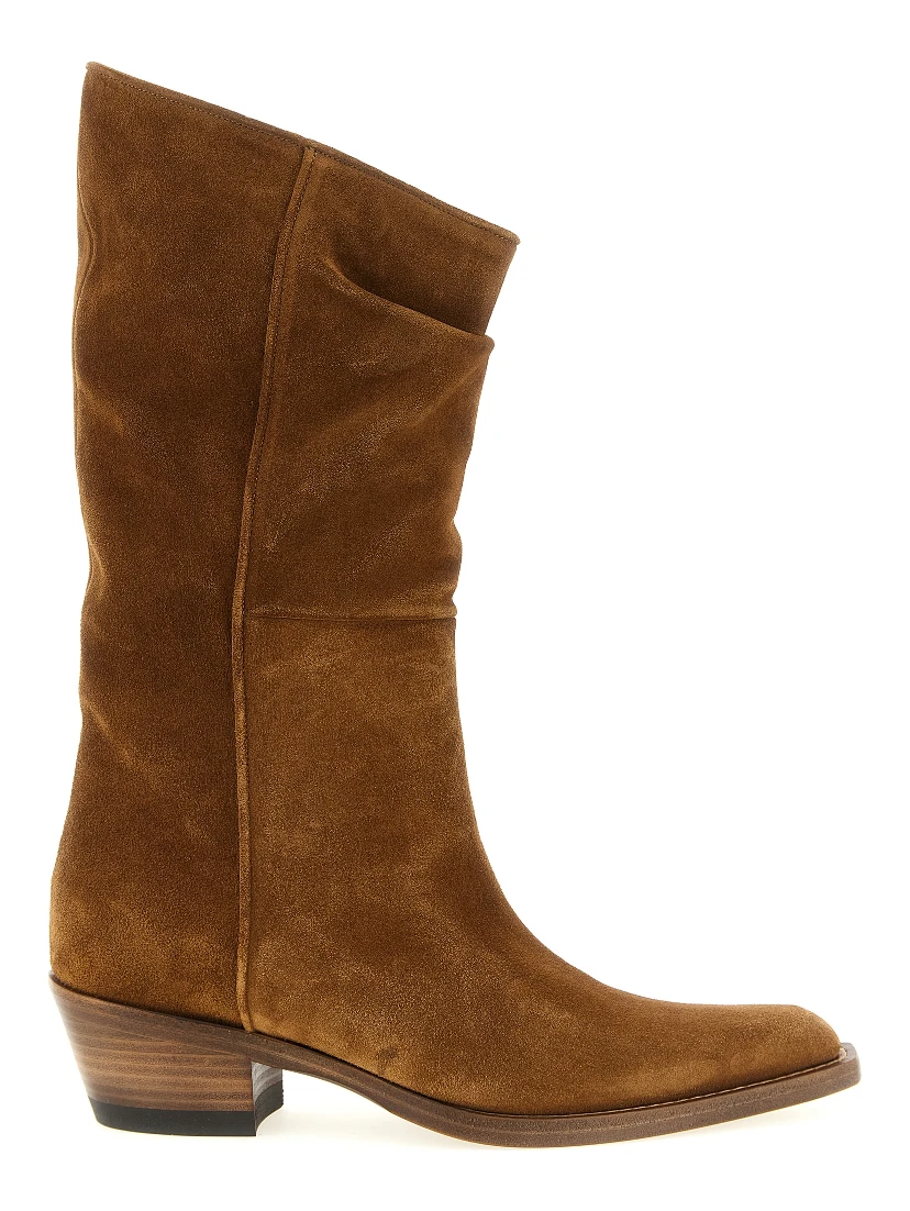 Brown Calfskin Chelsea Boots