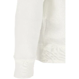 White Cotton Sweatshirt