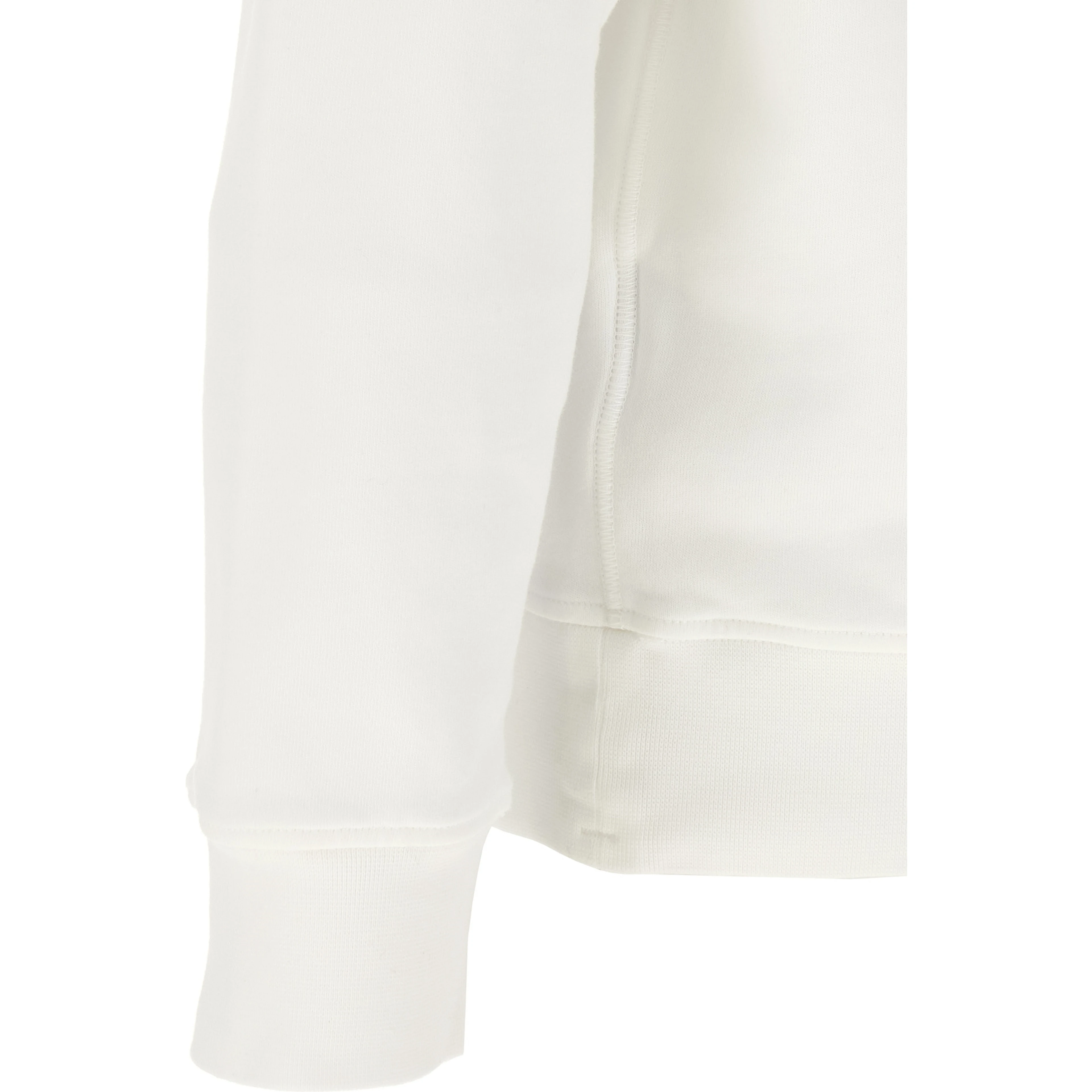 White Cotton Sweatshirt