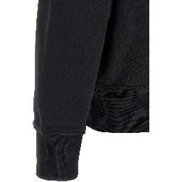Black Cotton Sweatshirt