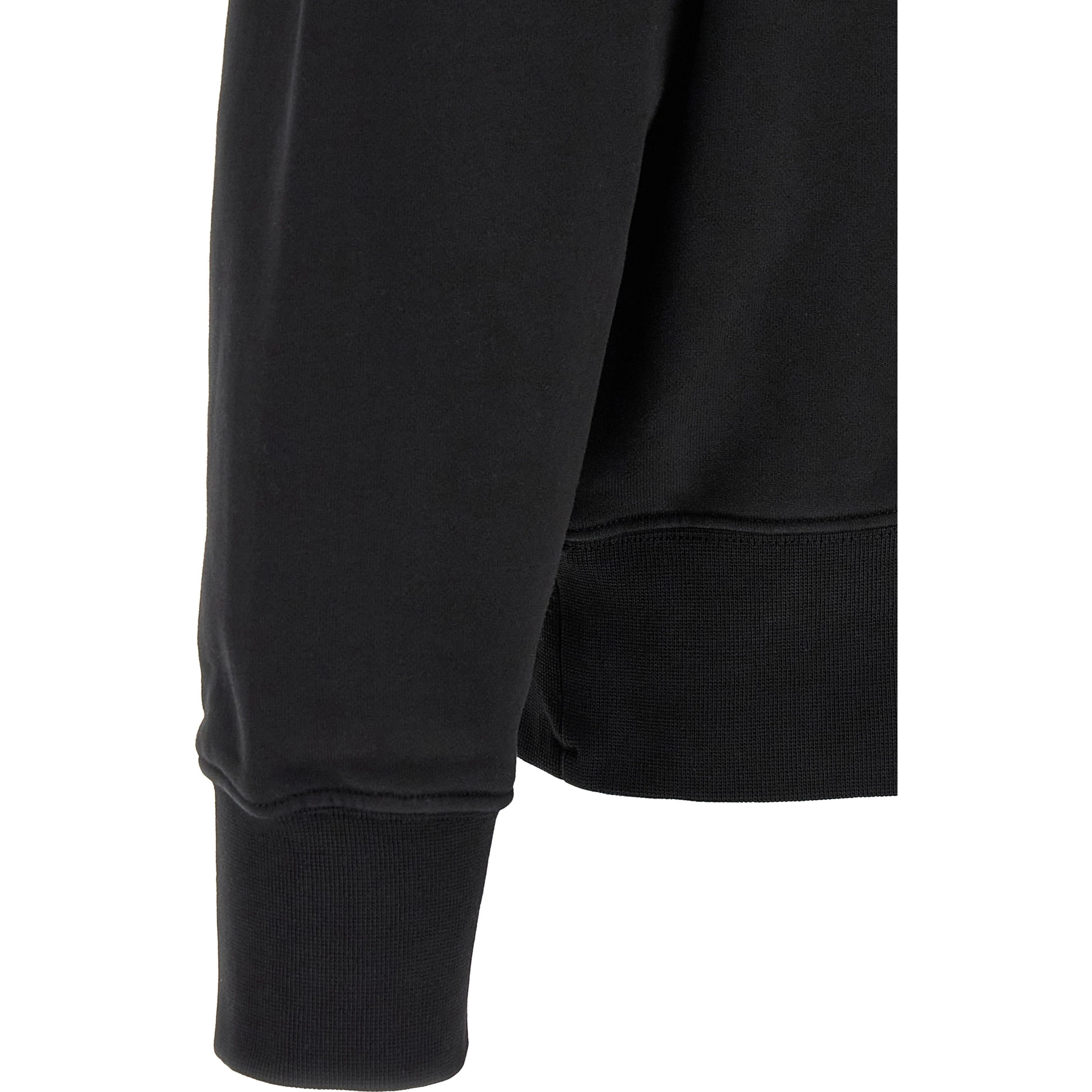 Black Cotton Sweatshirt