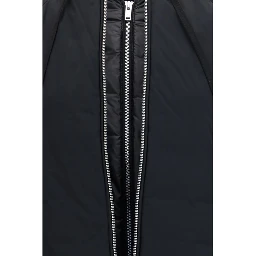 Black Nylon Bomber