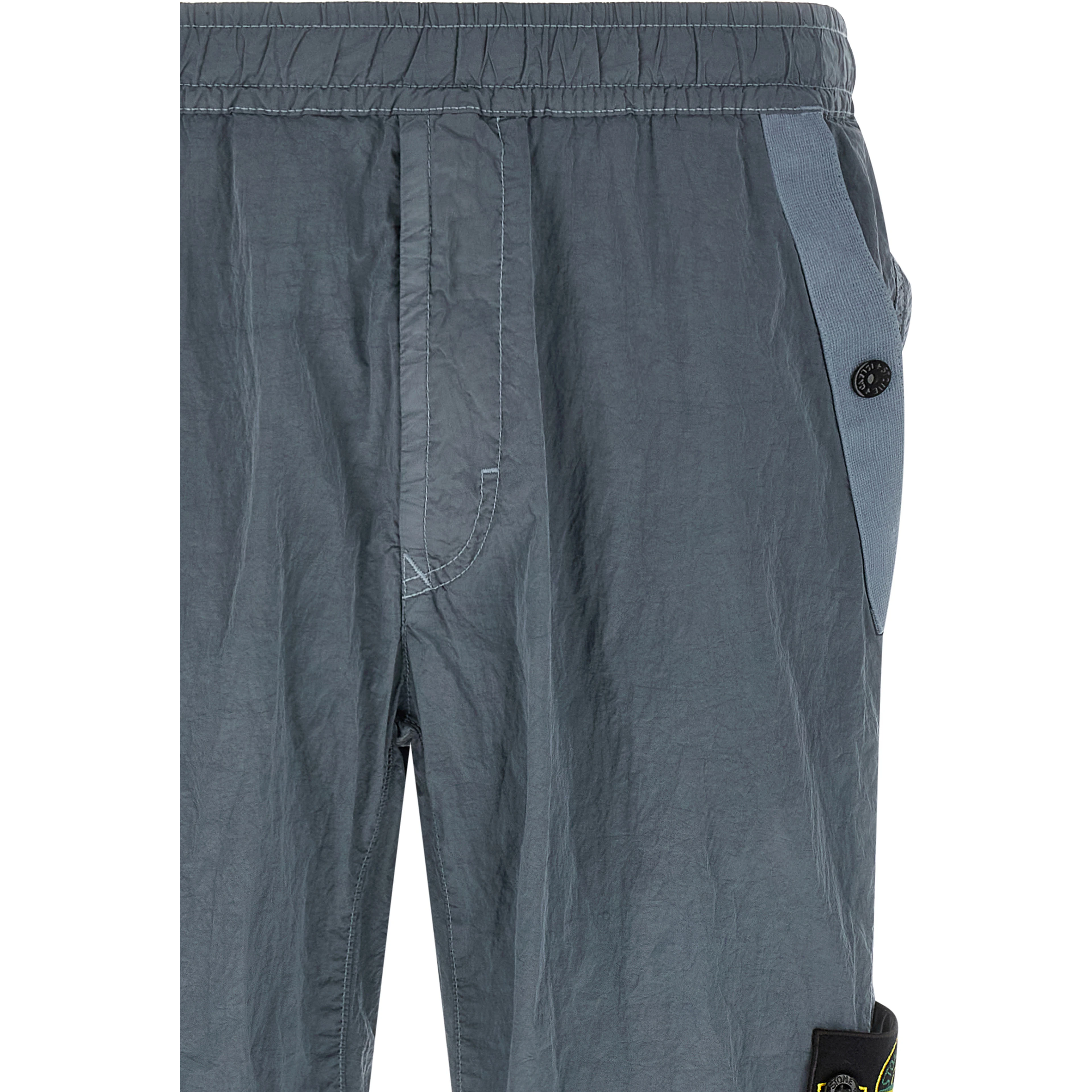Gray Polyamide Joggers (Workout Pants)