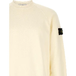 White Cotton Sweatshirt
