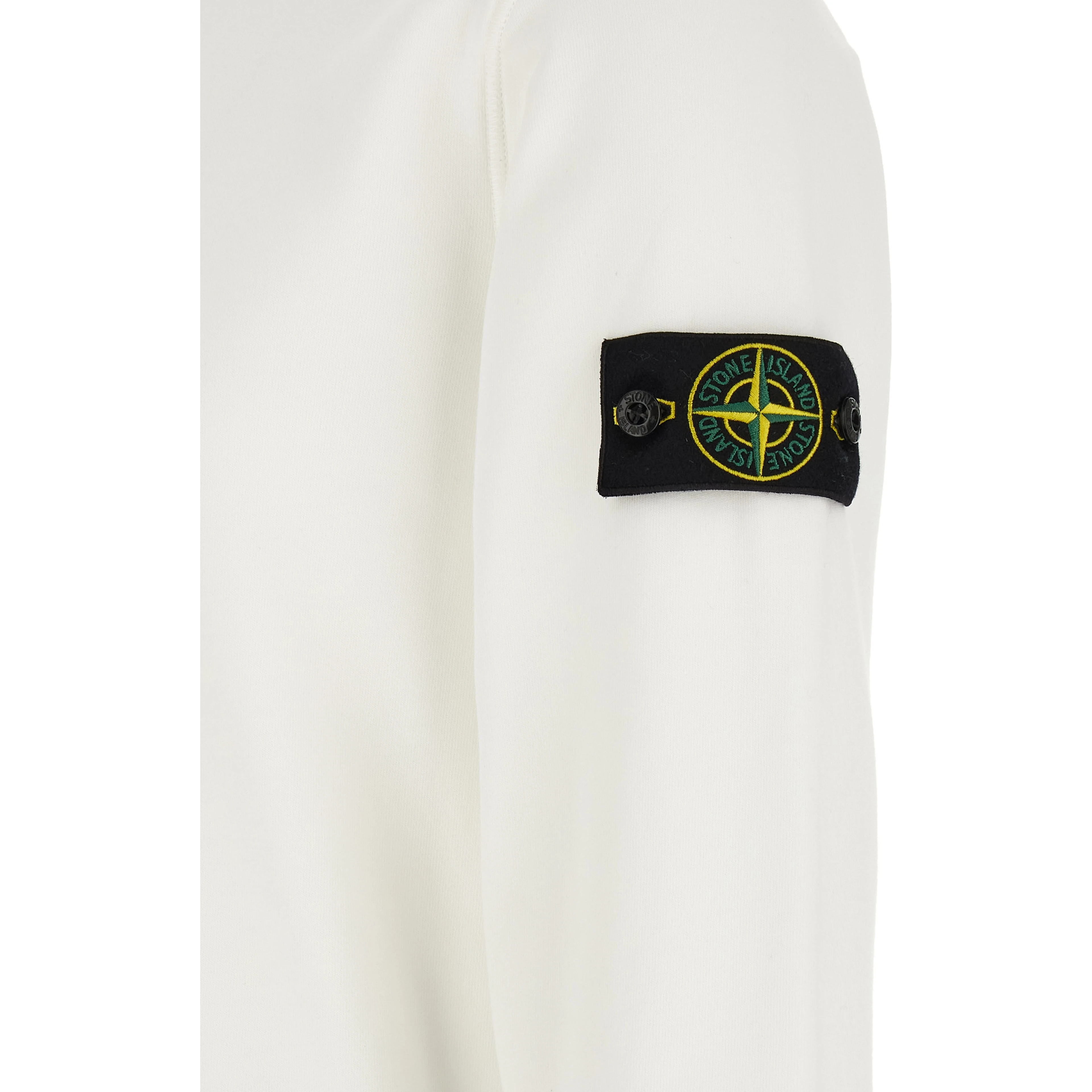 White Cotton Sweatshirt