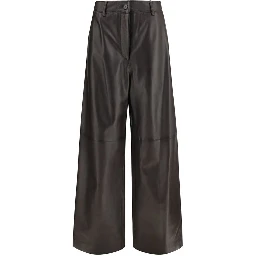 Brown Leather Pants