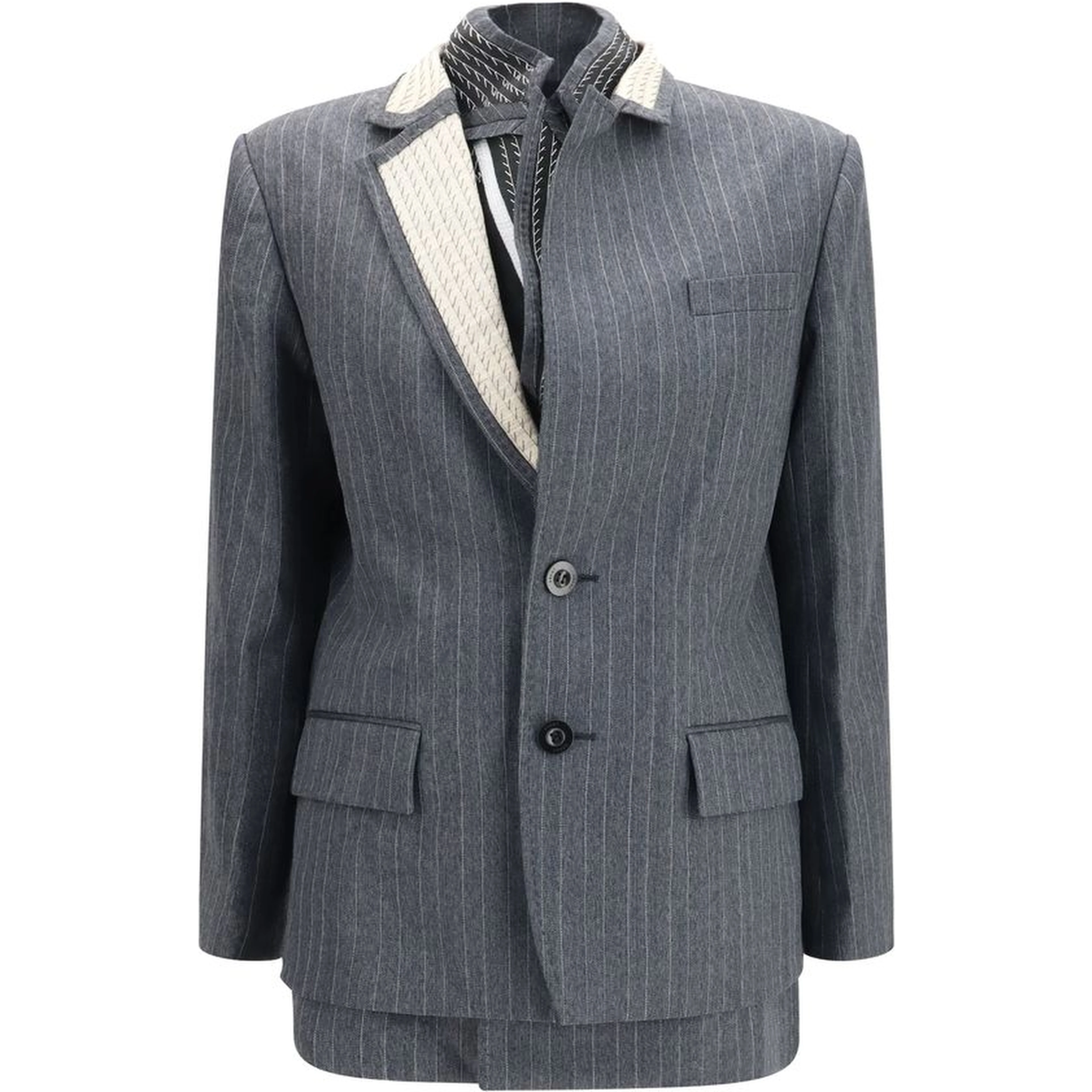 Gray Wool Oves Aries Jacket