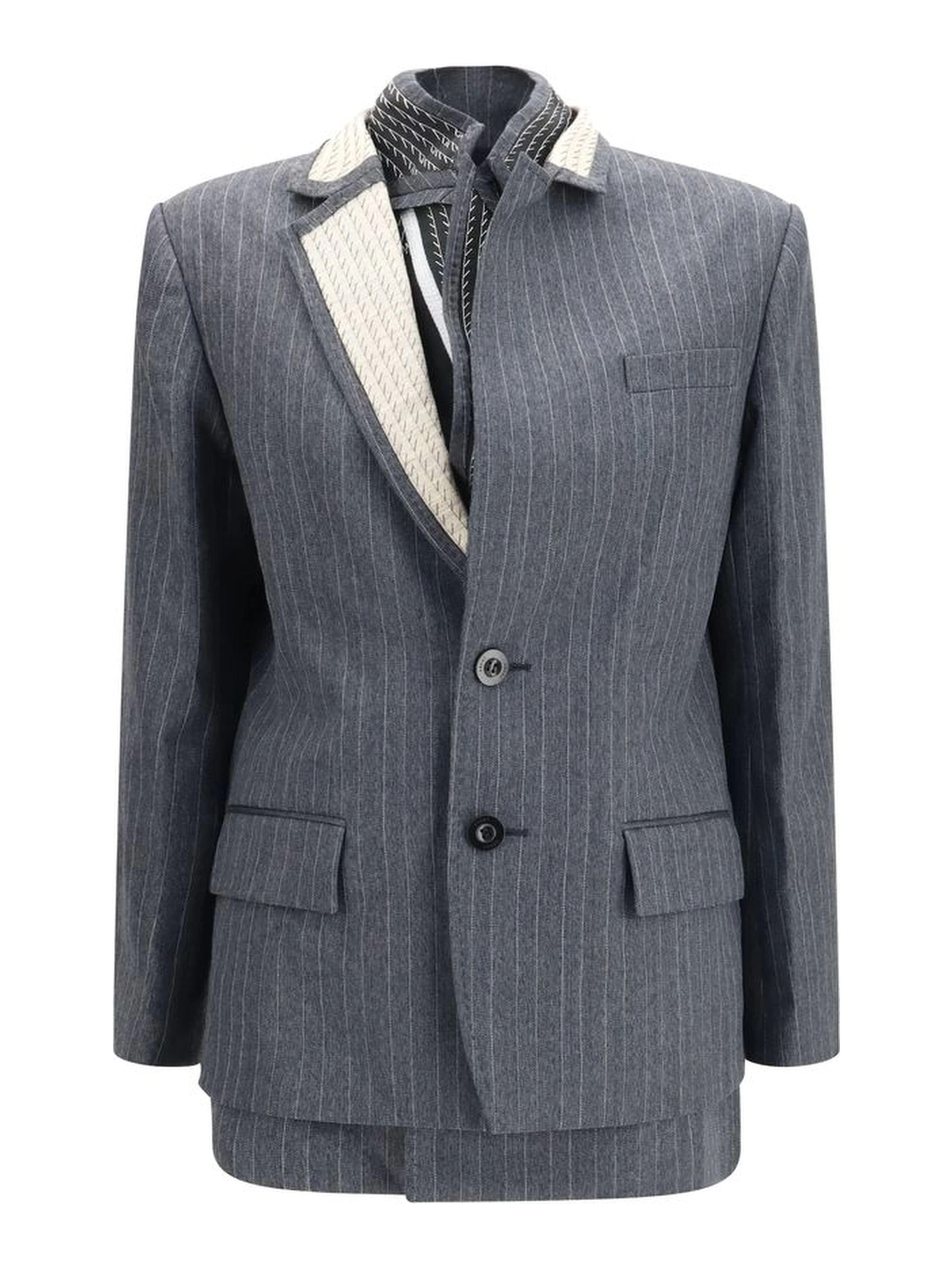 Gray Wool Oves Aries Jacket