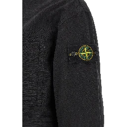 Black Cotton Shell Jacket