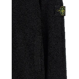 Black Virgin Wool Cardigan