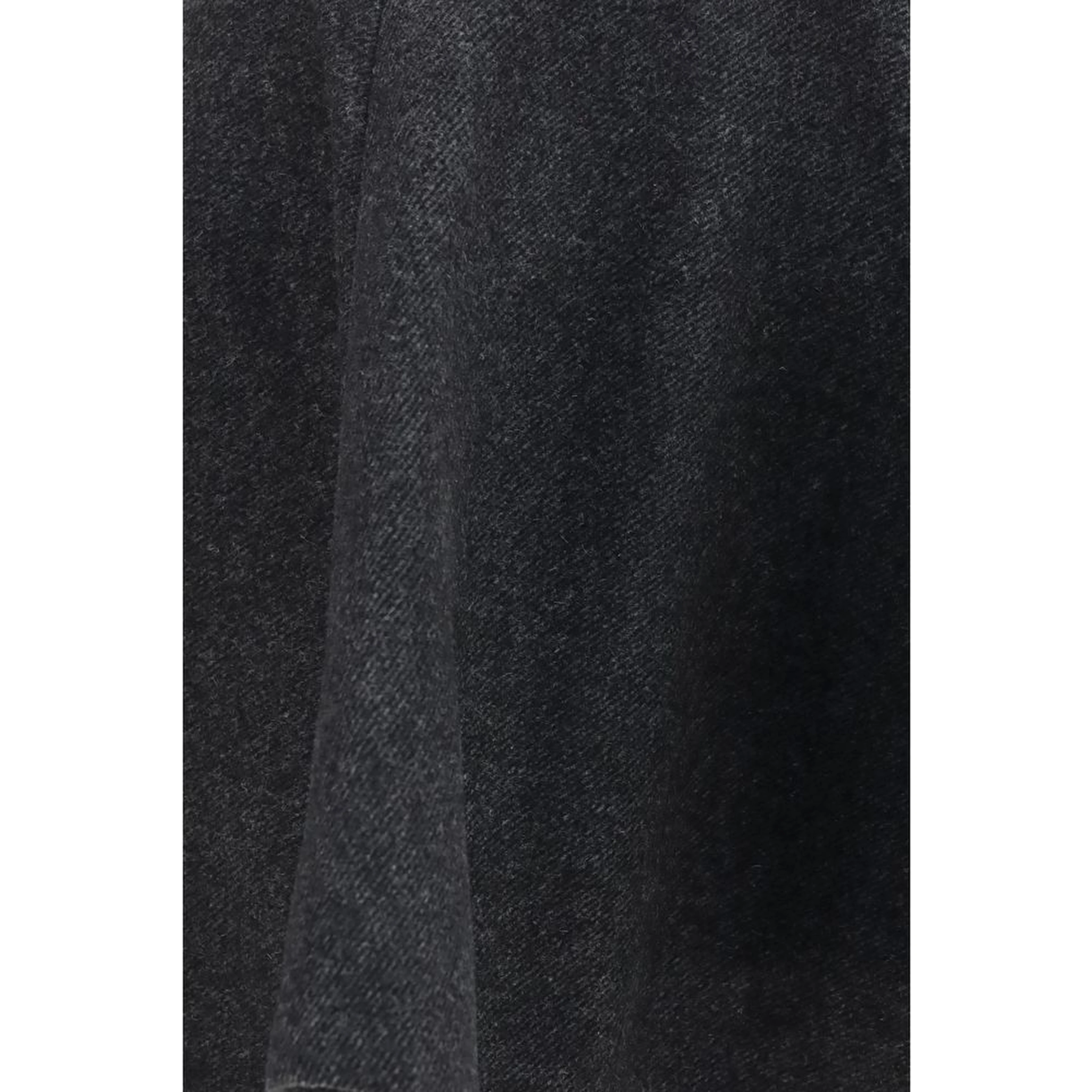 Gray Wool Oves Aries Midi Skirt