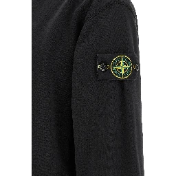 Black Cotton Sweatshirt