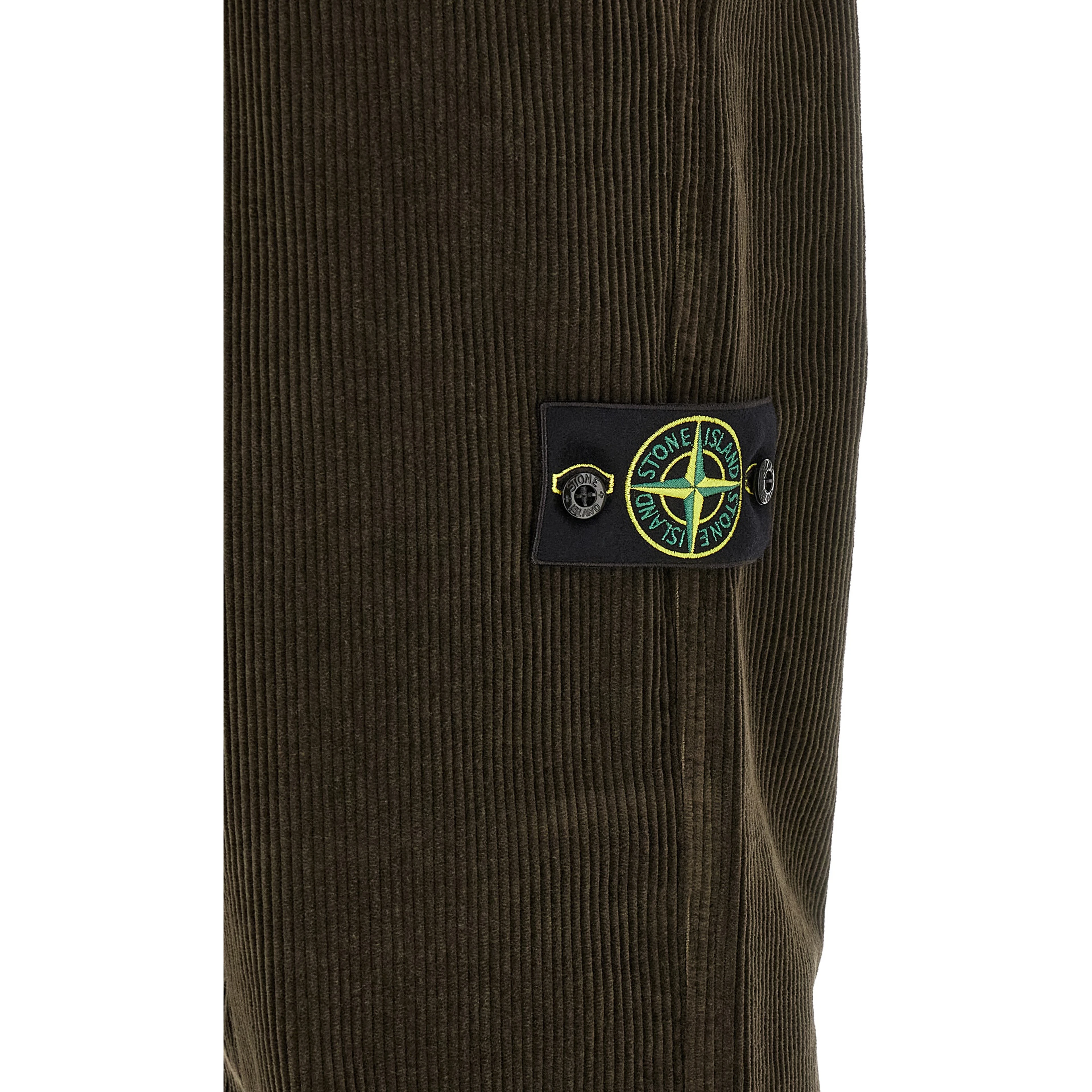 Gray Cotton Casual Pants