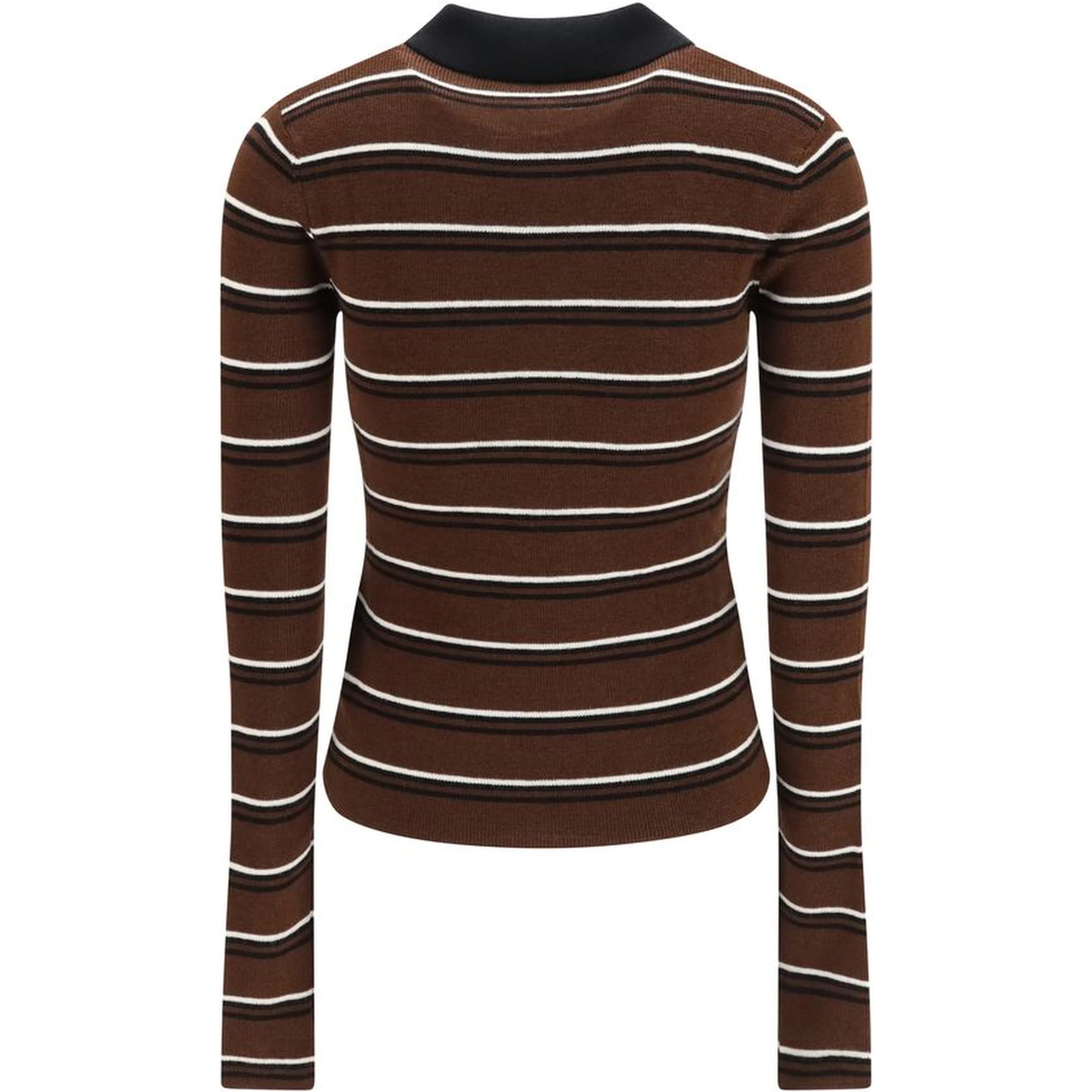 Brown Wool Oves Aries Polo Shirt