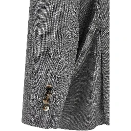 Gray Virgin Wool Blazer