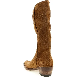 Brown Calfskin Chelsea Boots