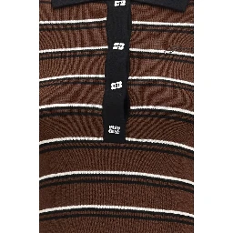 Brown Wool Oves Aries Polo Shirt