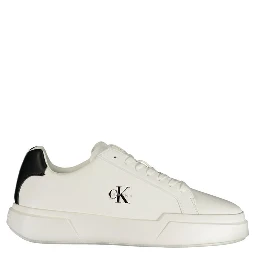 White Polyurethane Women's Sneaker
