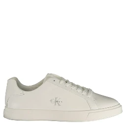 White Polyurethane Women's Sneaker