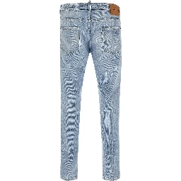 Blue Cotton Jeans Denim
