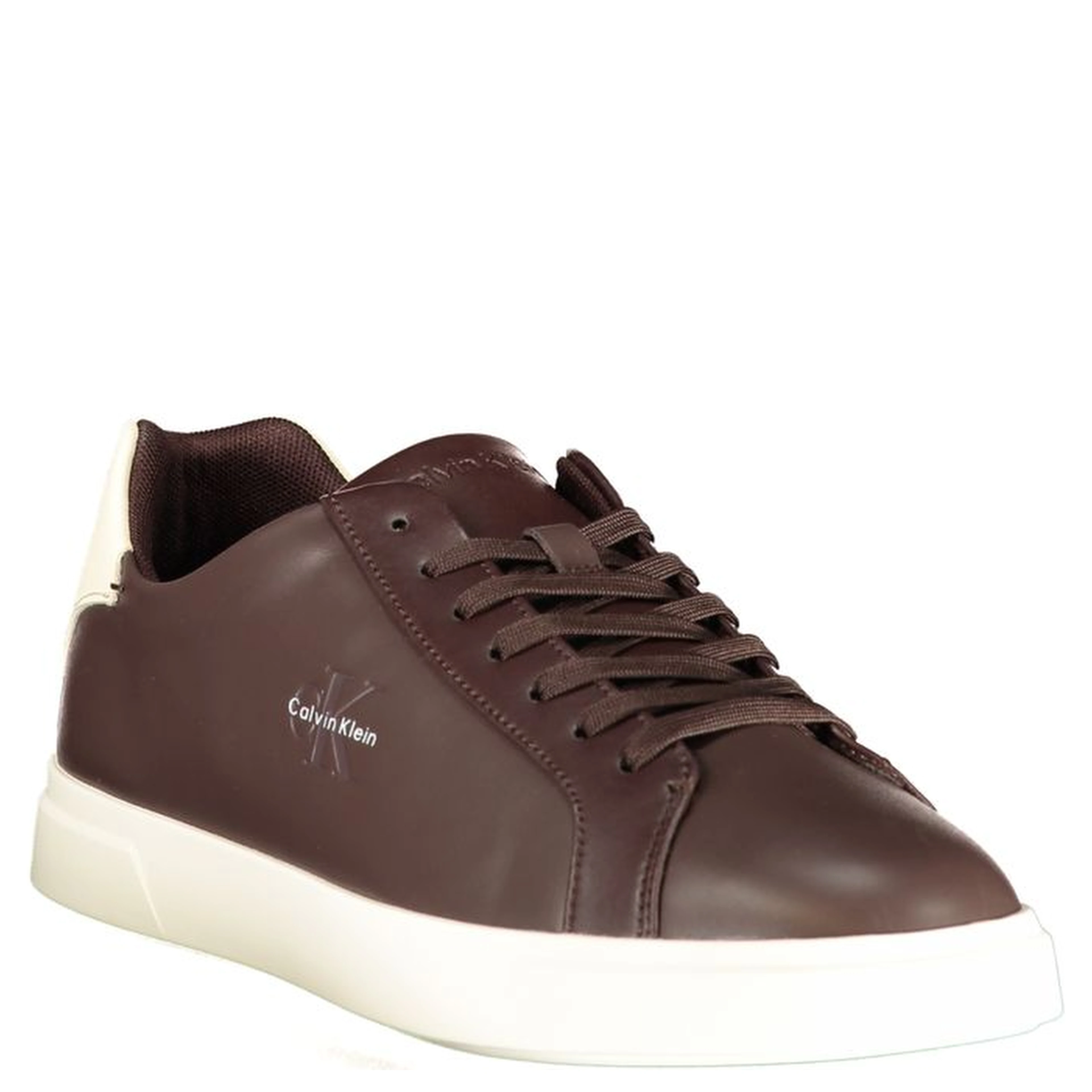 Brown Polyurethane Men's Sneaker
