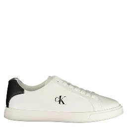 White Polyurethane Men's Sneaker
