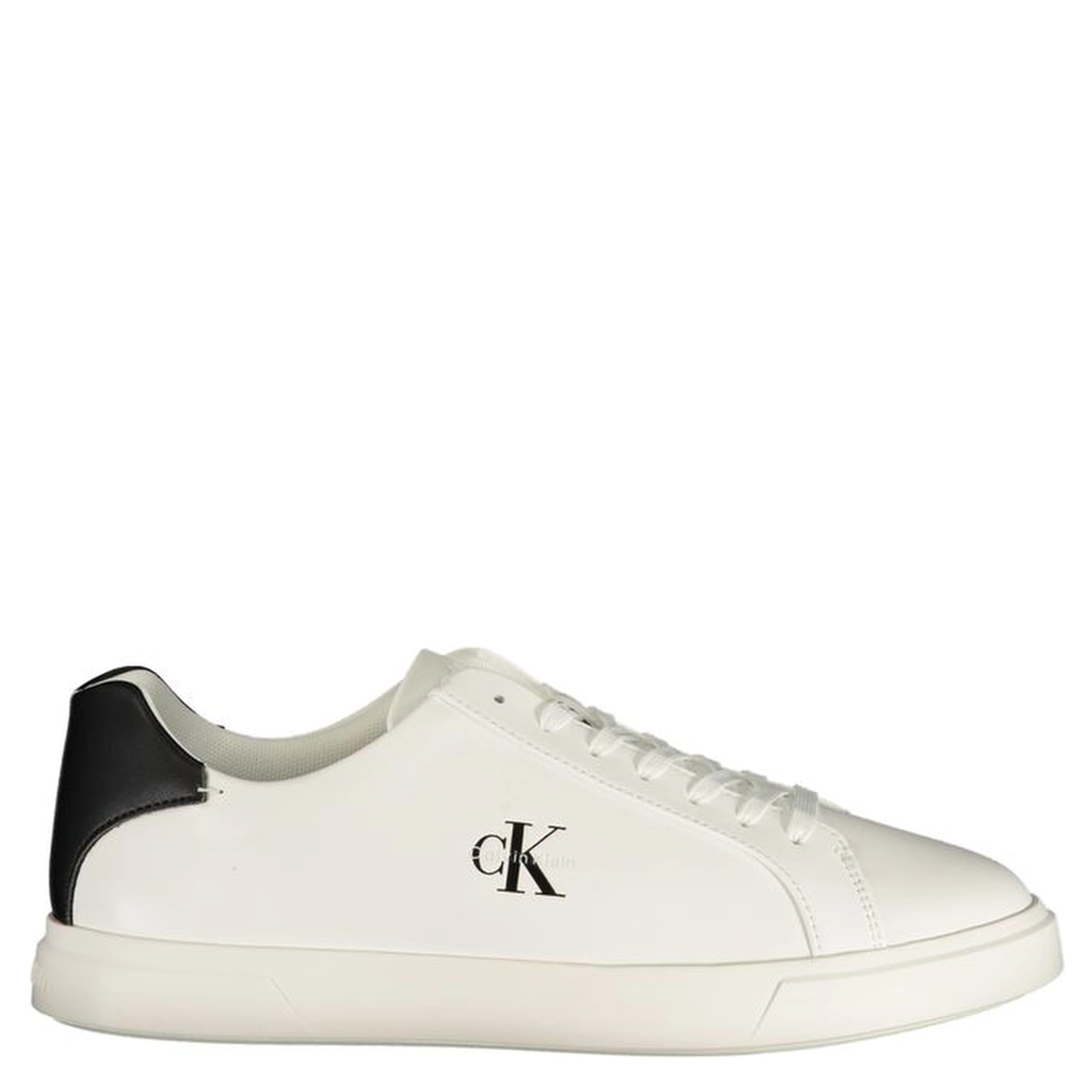 White Polyurethane Men's Sneaker