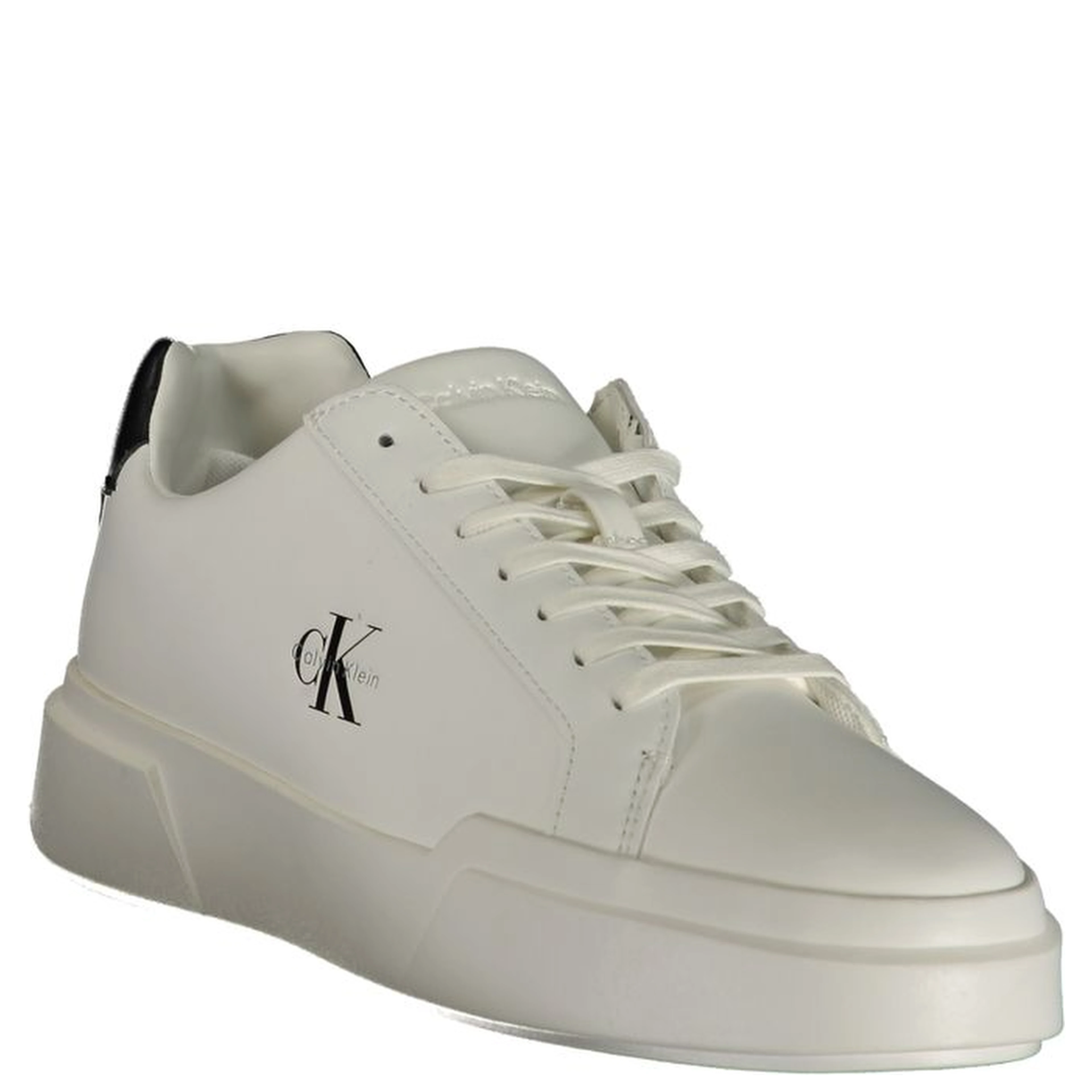 White Polyurethane Women's Sneaker