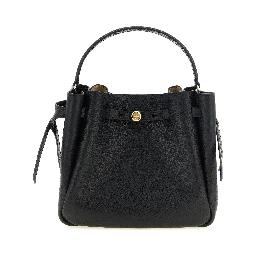 Black Cowhide Crossbody Bag