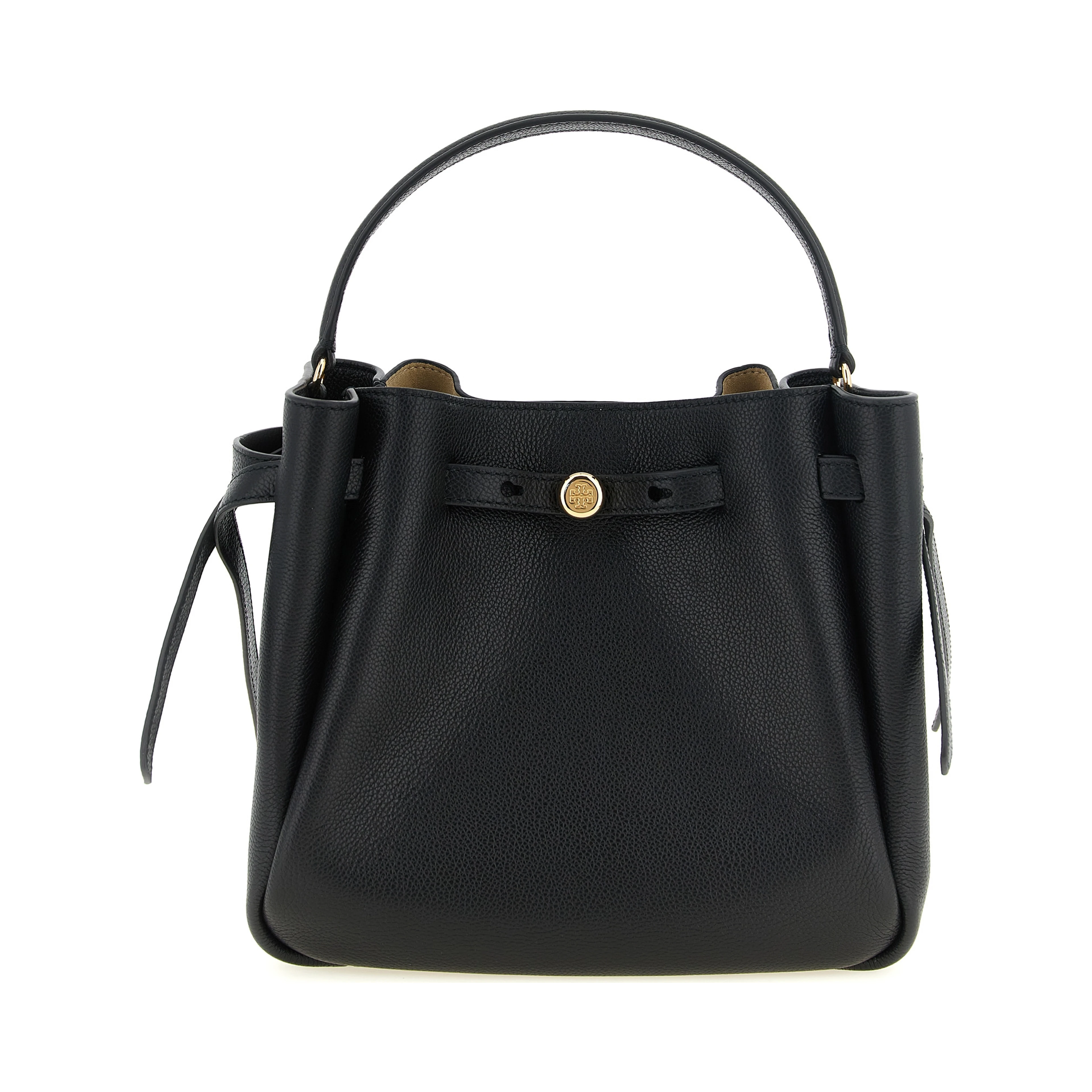 Black Cowhide Crossbody Bag
