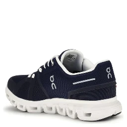 Black Recycled Polyester Athletic Sneakers