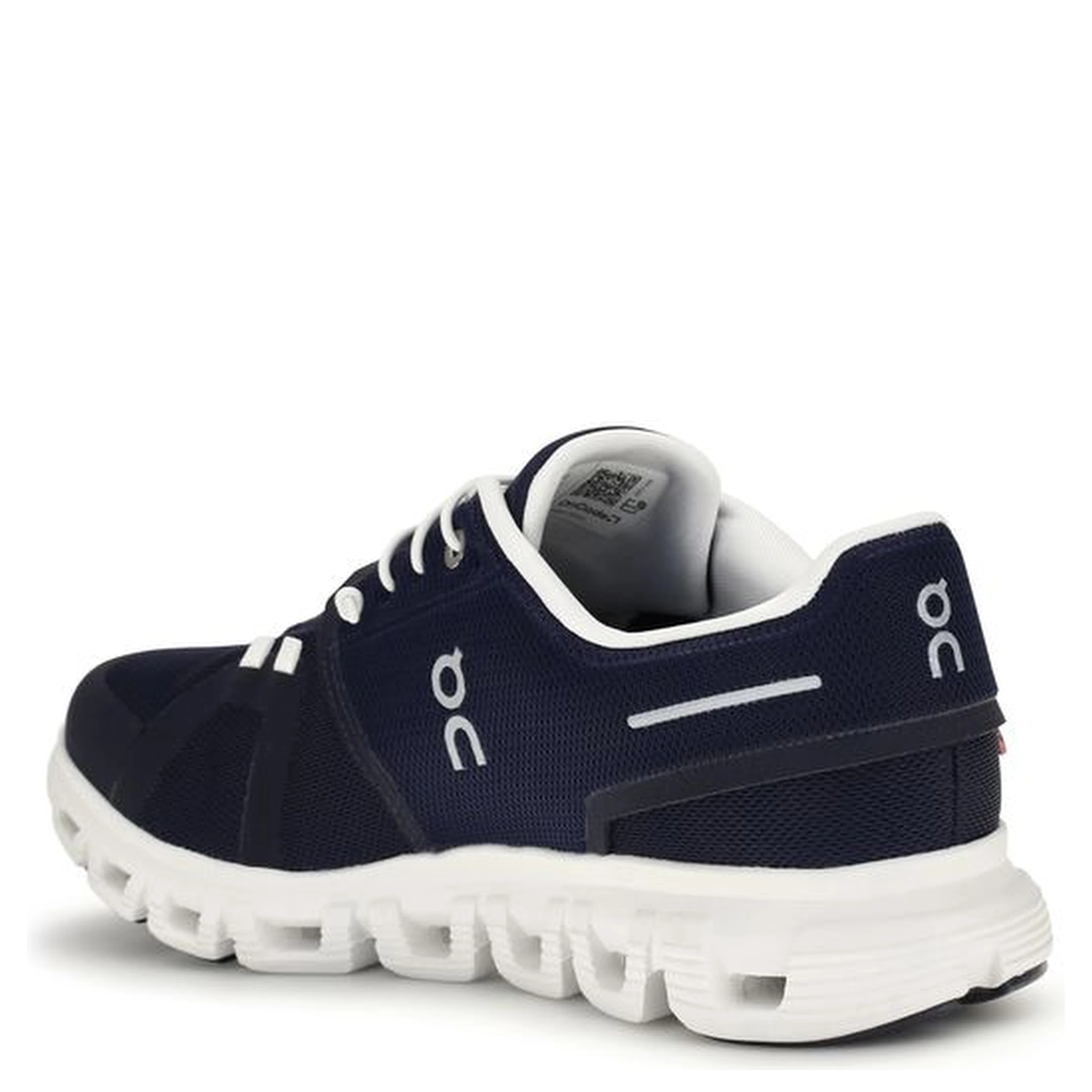 Black Recycled Polyester Athletic Sneakers