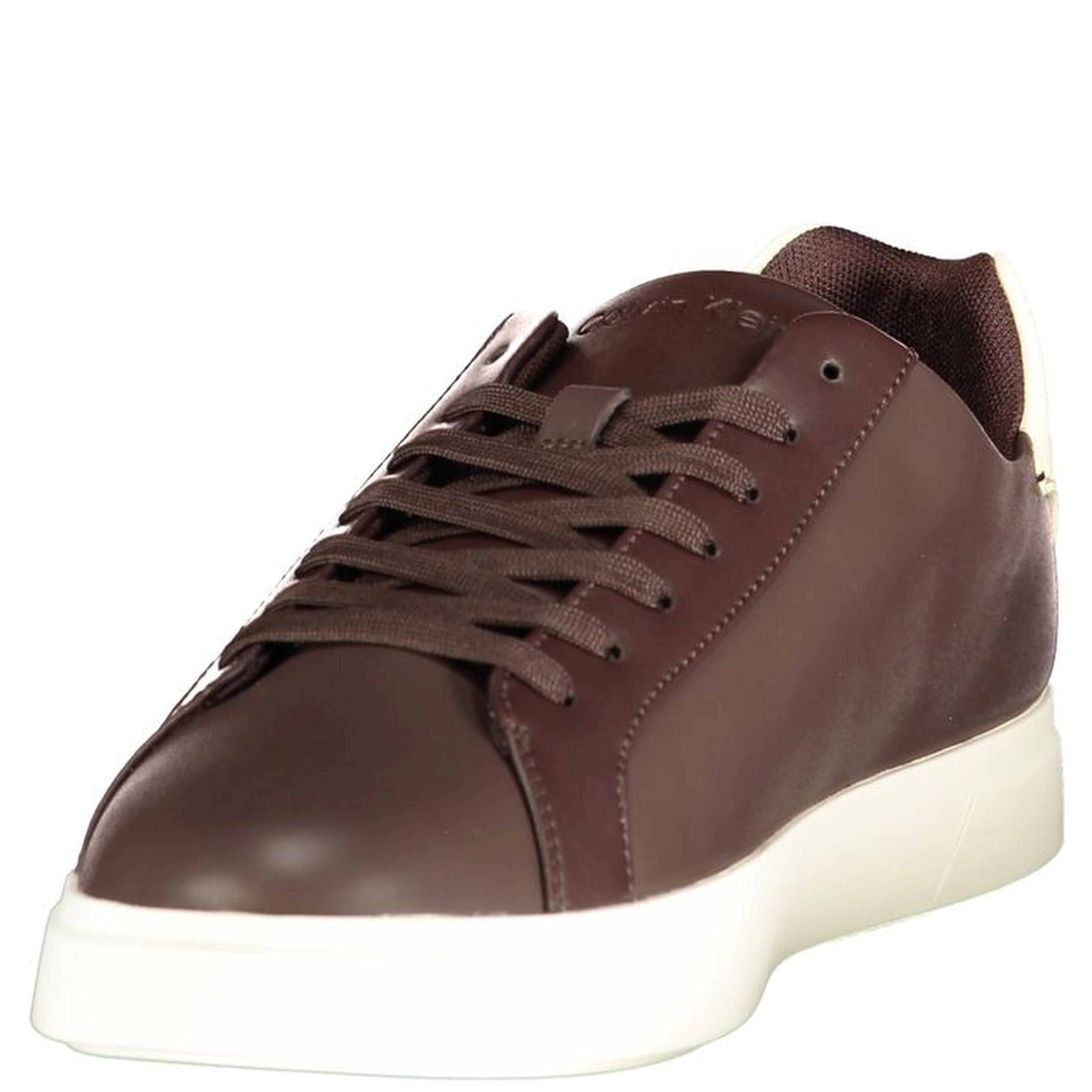 Brown Polyurethane Men's Sneaker