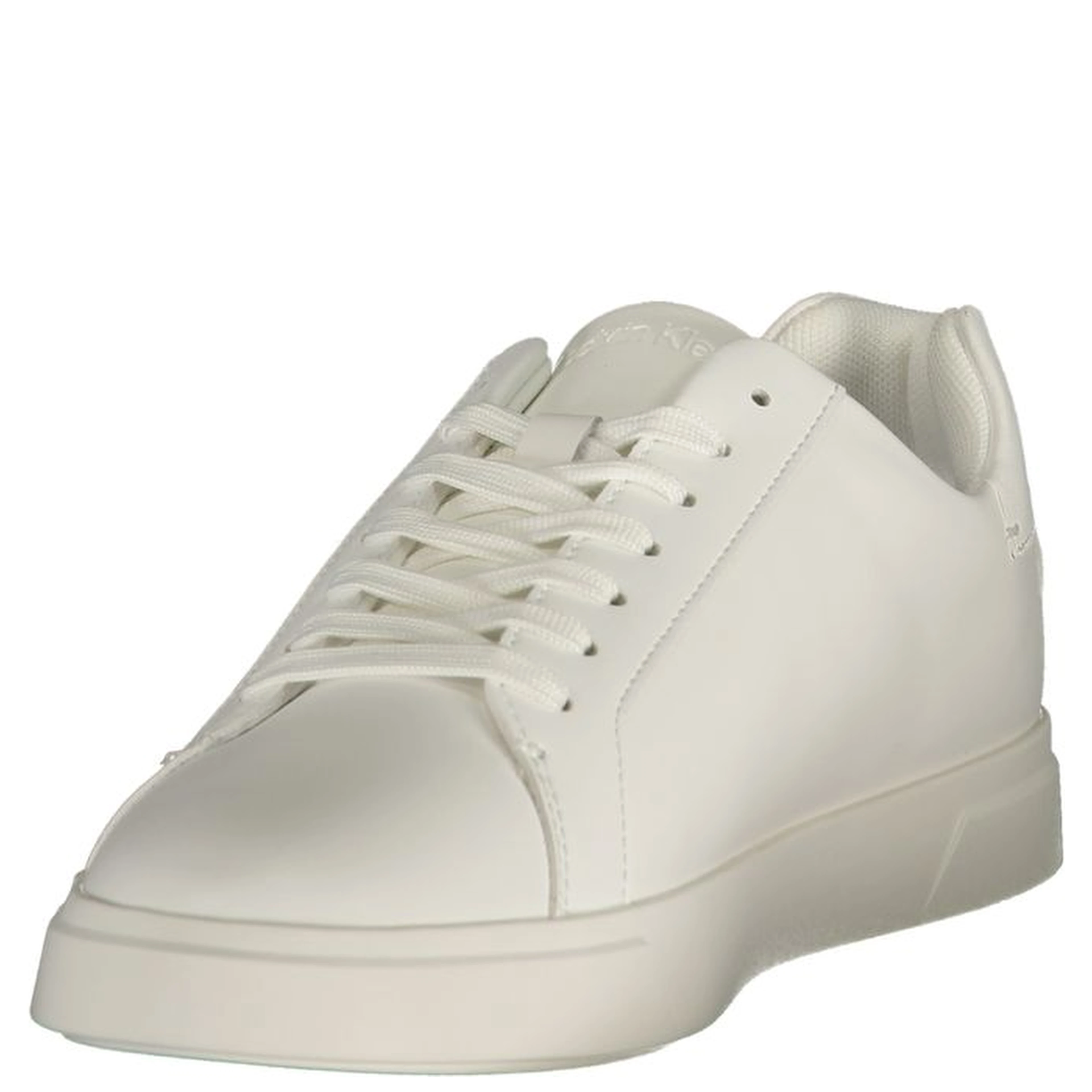 White Polyurethane Women's Sneaker